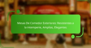 Mesas De Comedor Exteriores: Resistentes a la intemperie, Amplias, Elegantes