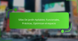 Sillas De Jardín Apilables: Funcionales, Prácticas, Optimizan el espacio