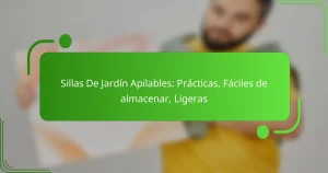 Sillas De Jardín Apilables: Prácticas, Fáciles de almacenar, Ligeras