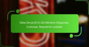 Sillas De Jardín De Mimbre: Elegantes, Costosas, Requieren cuidado